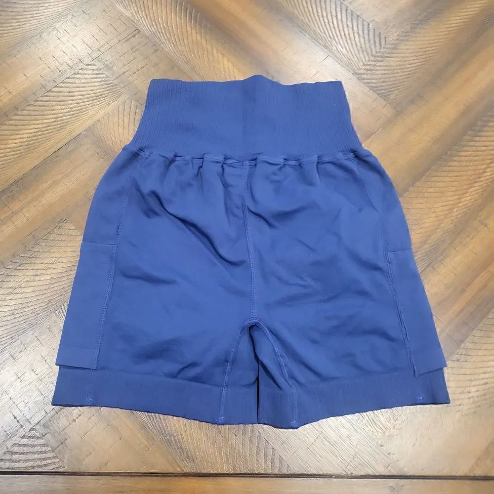 Free People Good Karma Tennis Shorts XS/S Navy